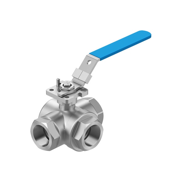 Festo Ball Valve VZBE-11/4-T-63-F-3L-F05-M-V15V15 VZBE-11/4-T-63-F-3L-F05-M-V15V15 - main